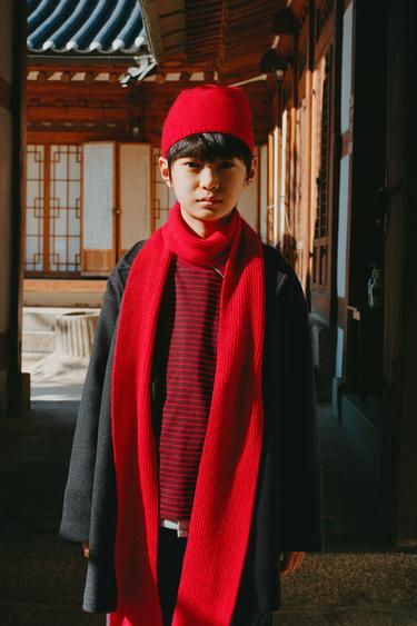 MANTEAU LONG EN DRAP DE LAINE - Gris anthracite de Zara - Image 6