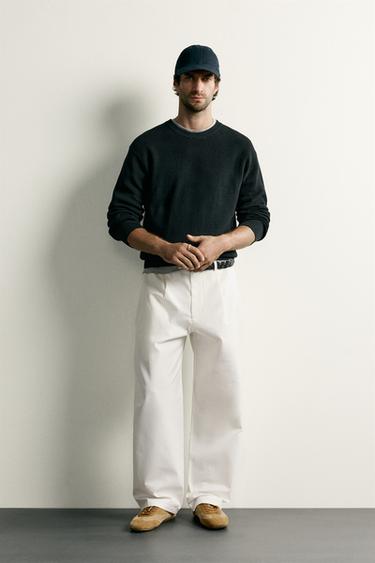 PURL KNIT REGULAR FIT JUMPER - Black by Zara - Image 0