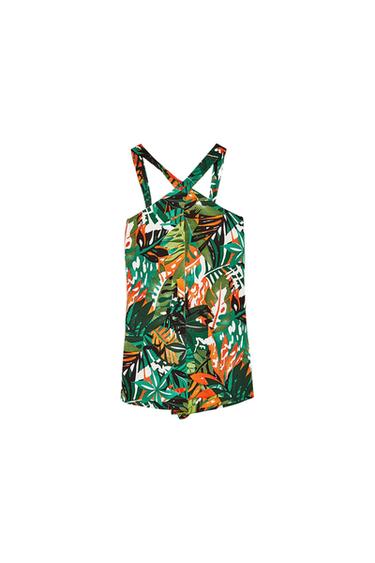 SHORT PRINTED JUMPSUIT