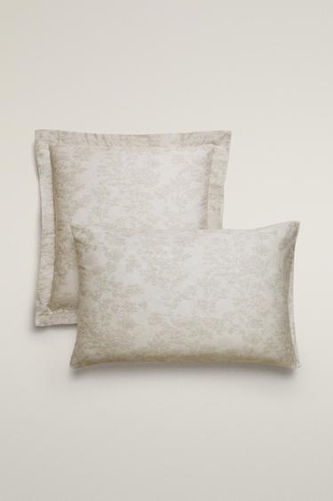 TOILE DE JOUY PILLOWCASE - Beige by Zara