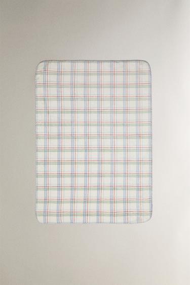 KARIERTE KINDERDECKE - Blau von Zara - Bild 0