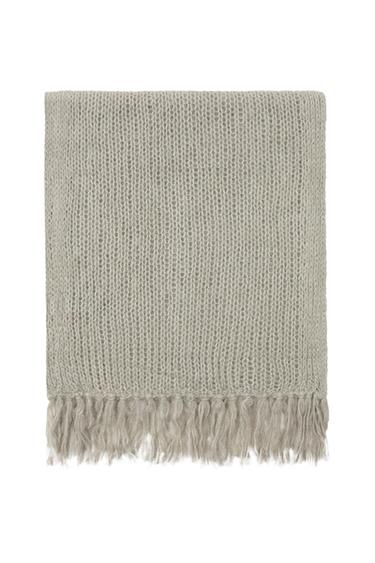 OPEN KNIT ALPACA BLEND SCARF