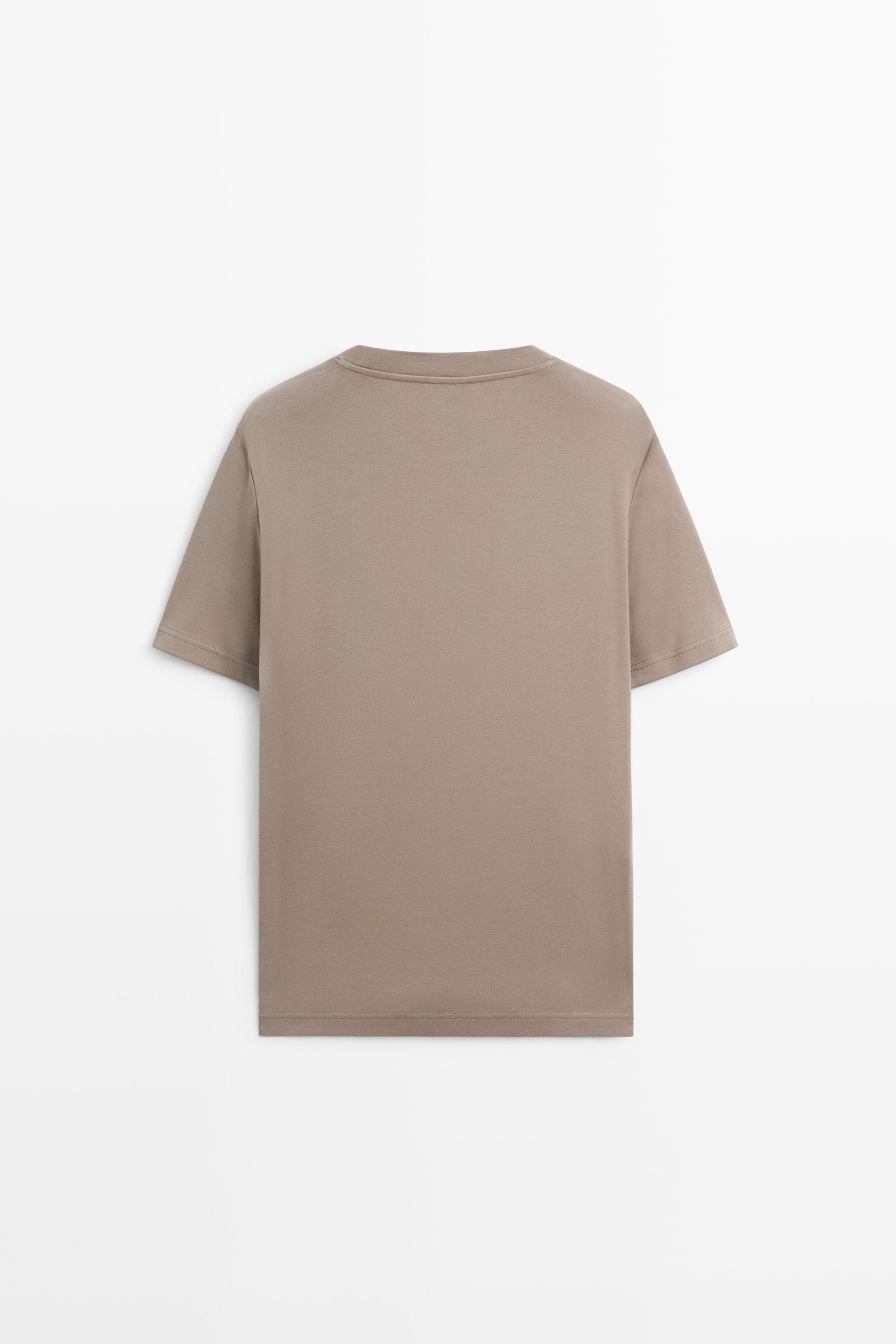 Short sleeve seam detail T-shirt