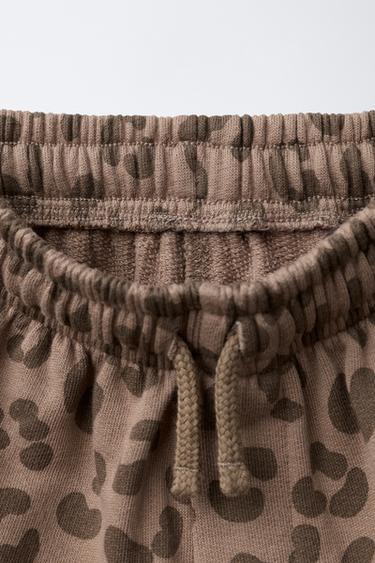 ANIMAL PRINT PLUSH TROUSERS - Brown by Zara - Image 2