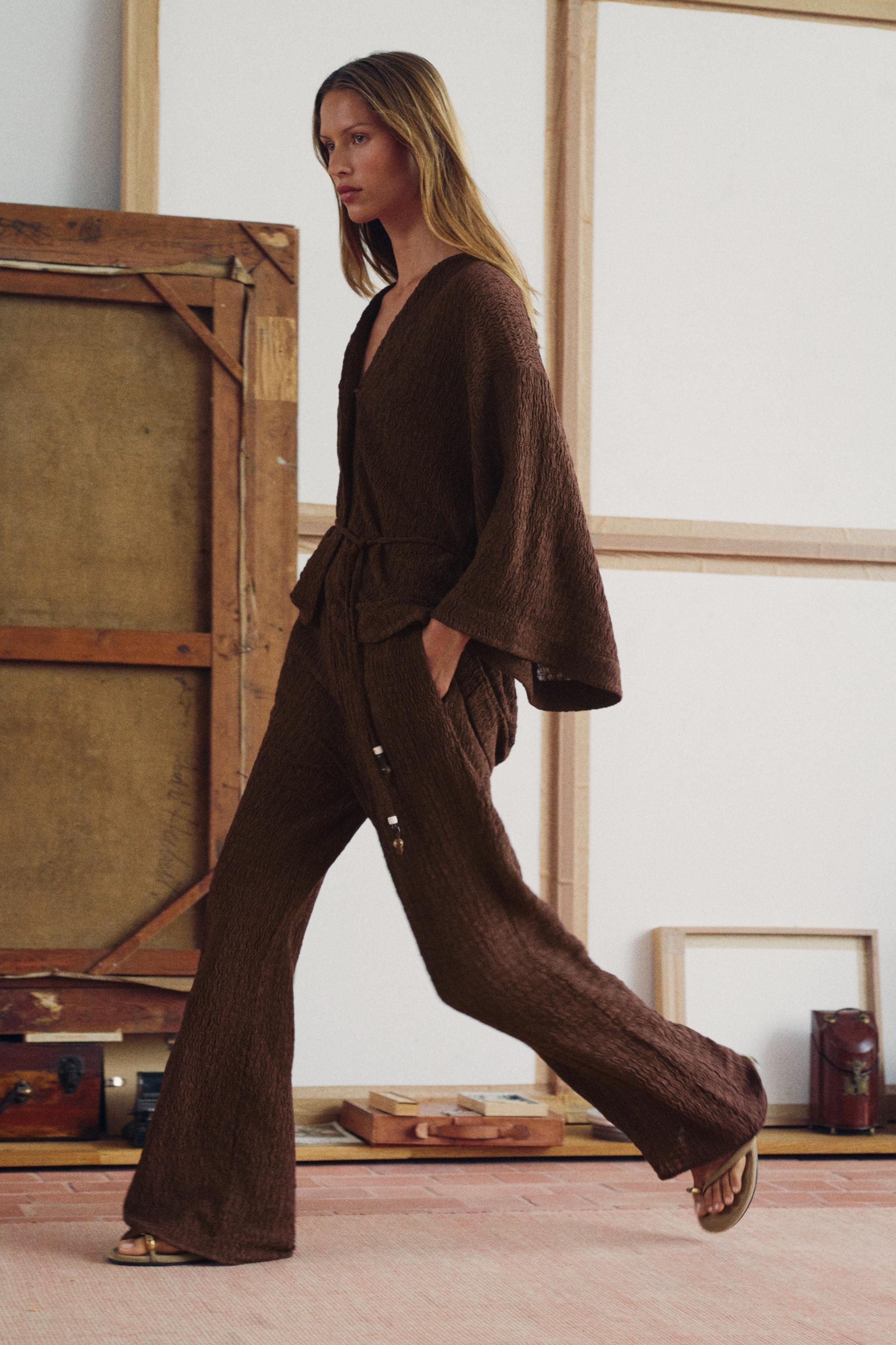 WRINKLE LOOK PANTS