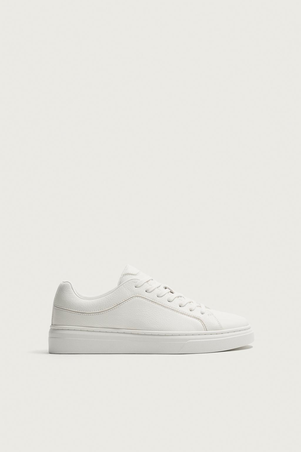 Leather Sneakers — Men's