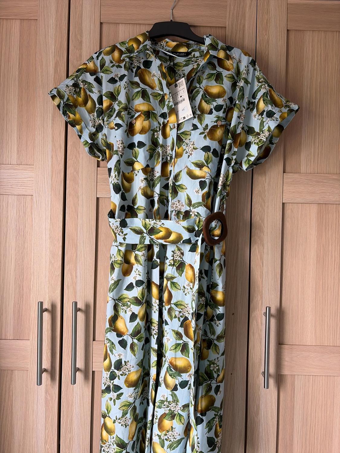 FRUIT PRINT MIDI DRESS - Image 2