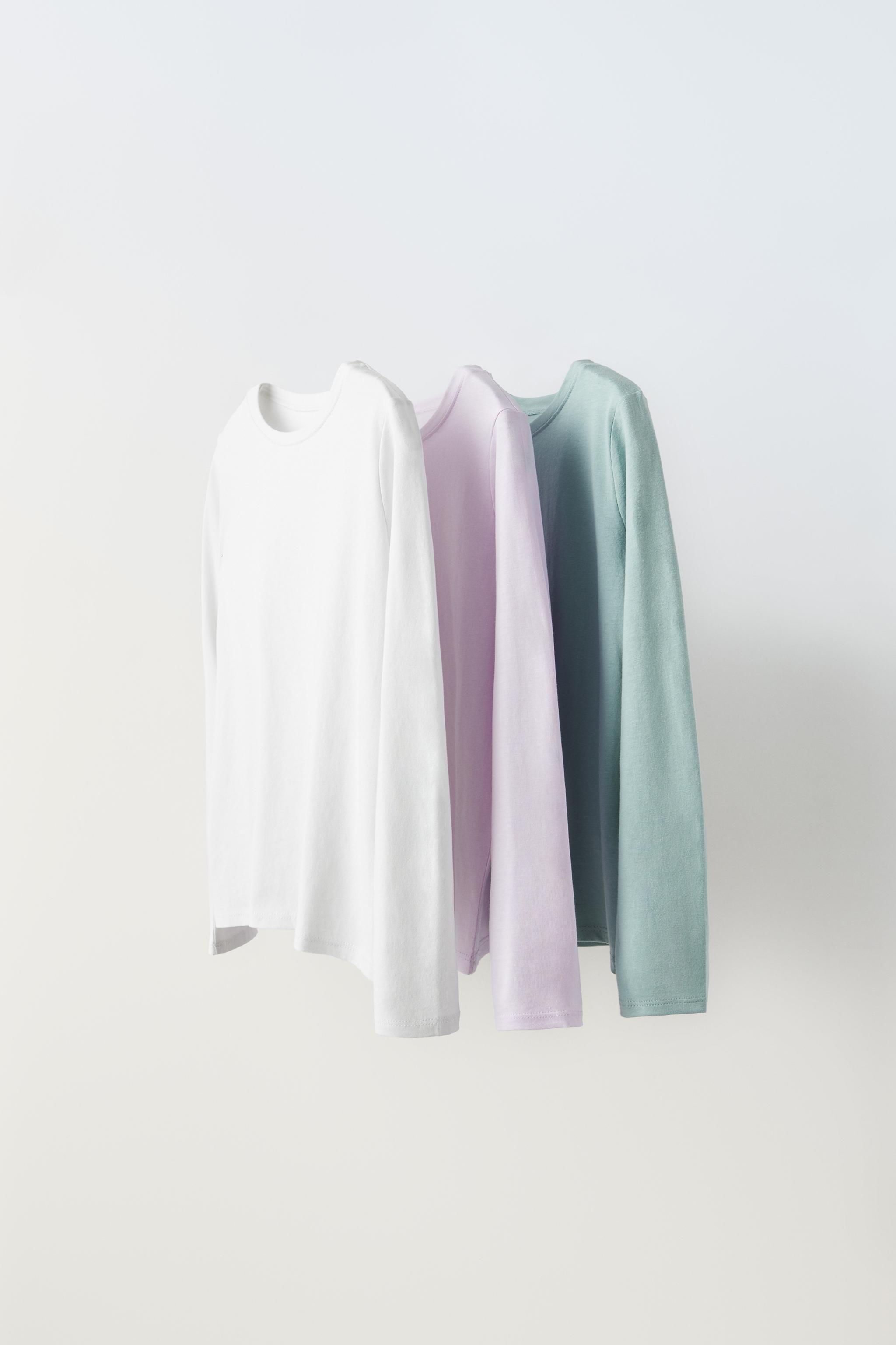 THREE-PACK OF PLAIN T-SHIRTS - Various | ZARA Canada