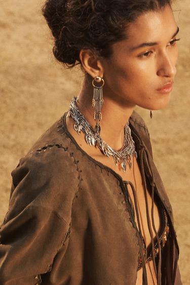 Zara LIMITED EDITION CHAIN NECKLACE - Gold / Silver