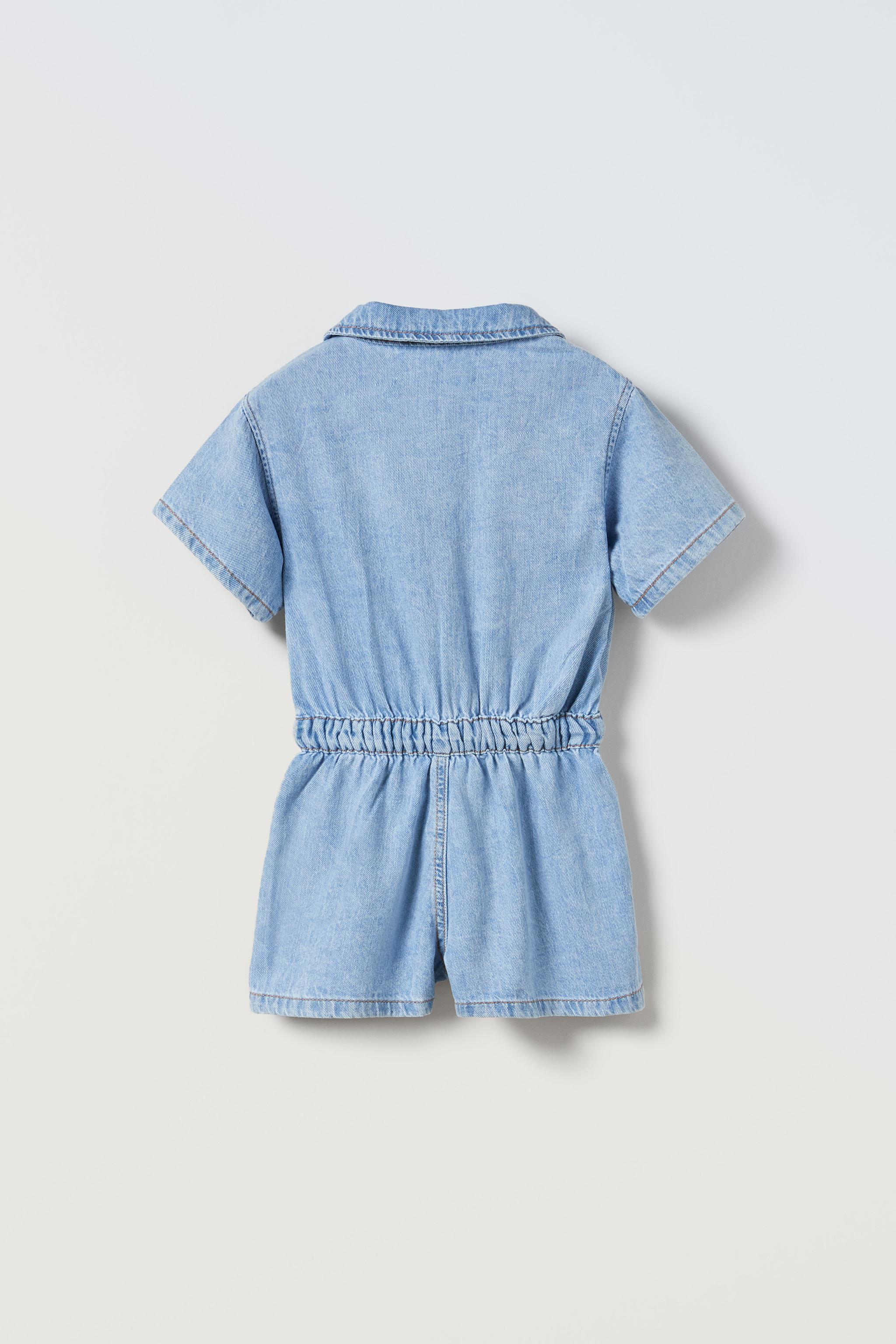 Zara cheap blue playsuit