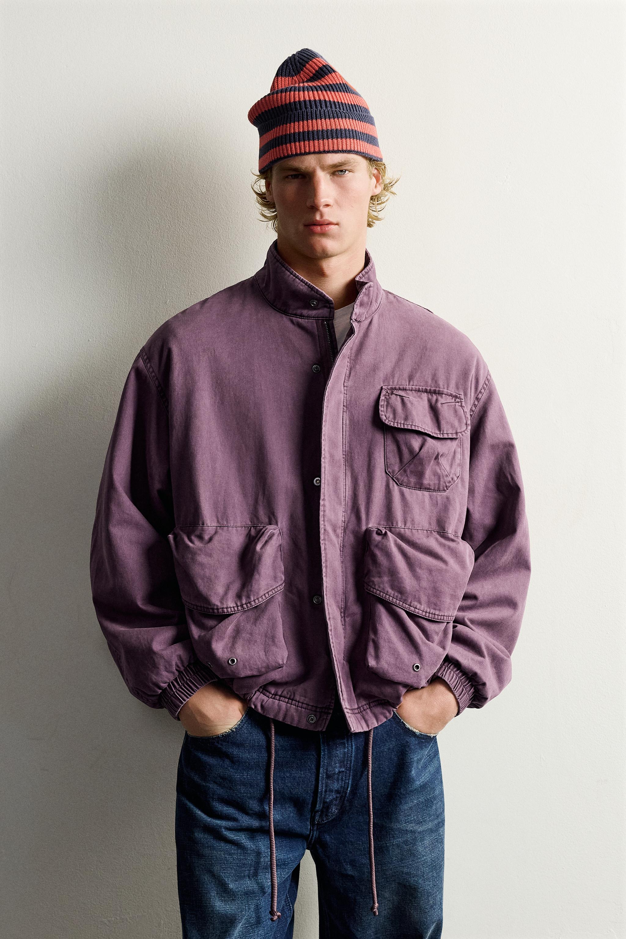 BLOUSON BOXY FIT À POCHES