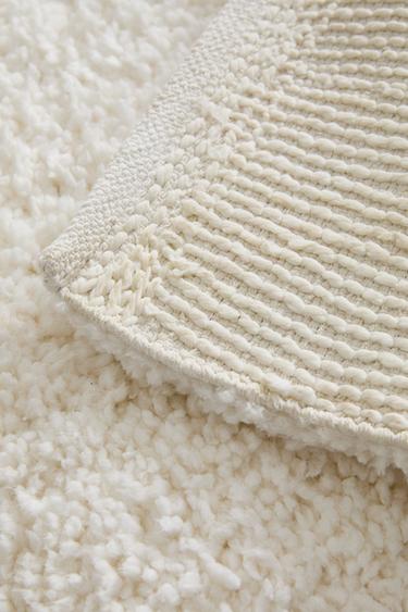 Zara TERRY AREA RUG - White