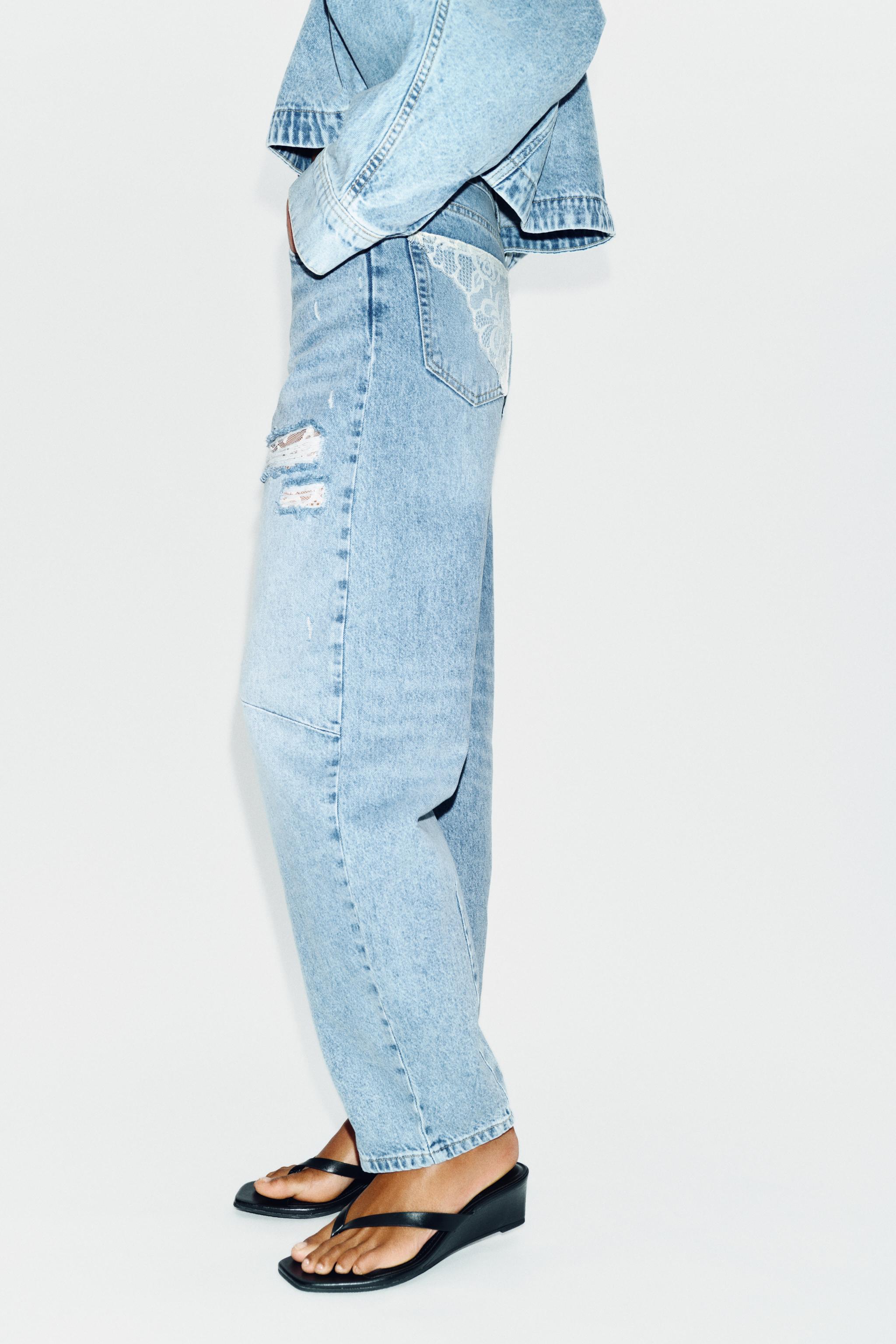 Z1975 DANTELLİ BAGGY JEAN - Görsel 5