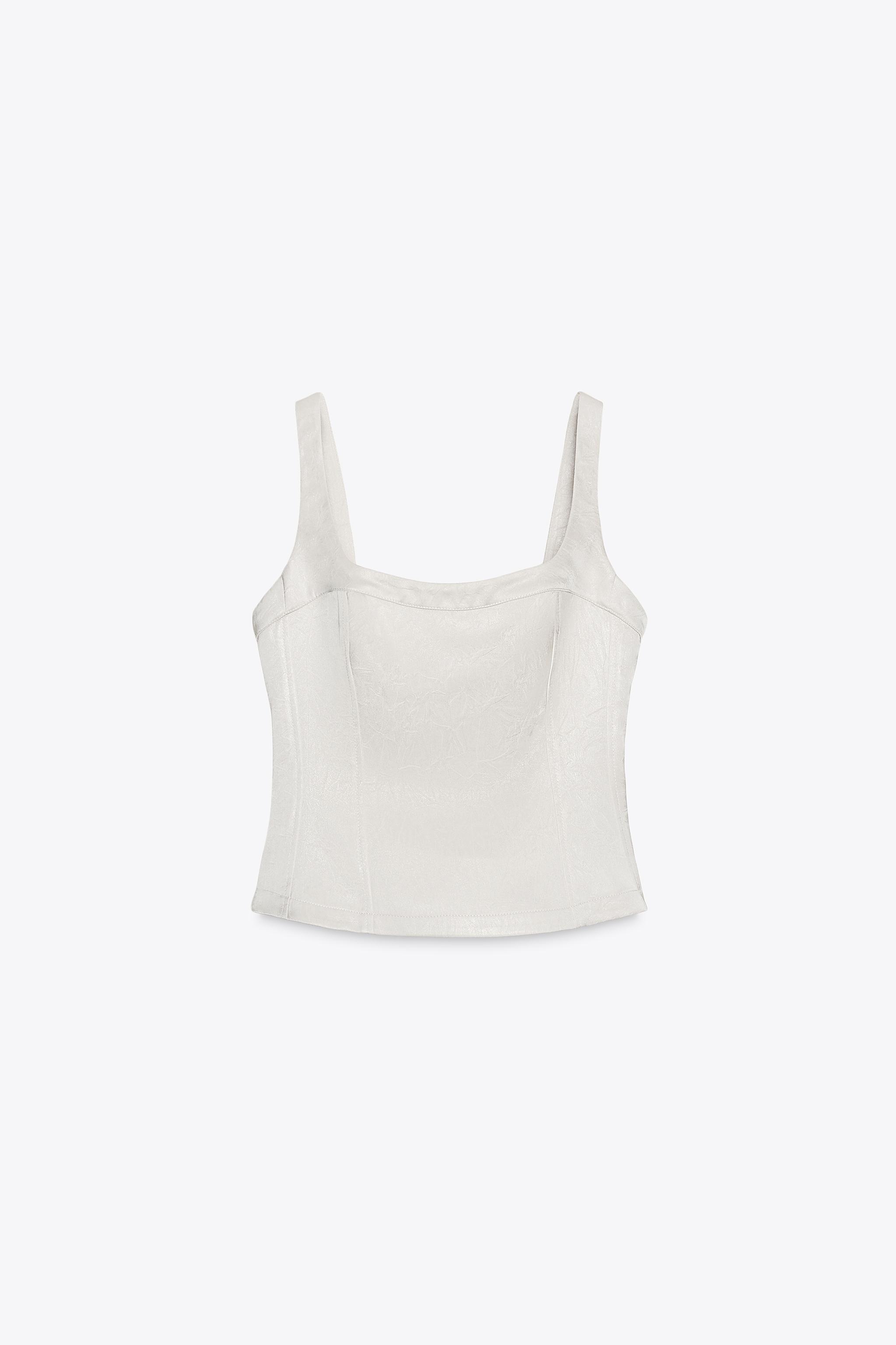 TOP BUSTIER SATINÉ
