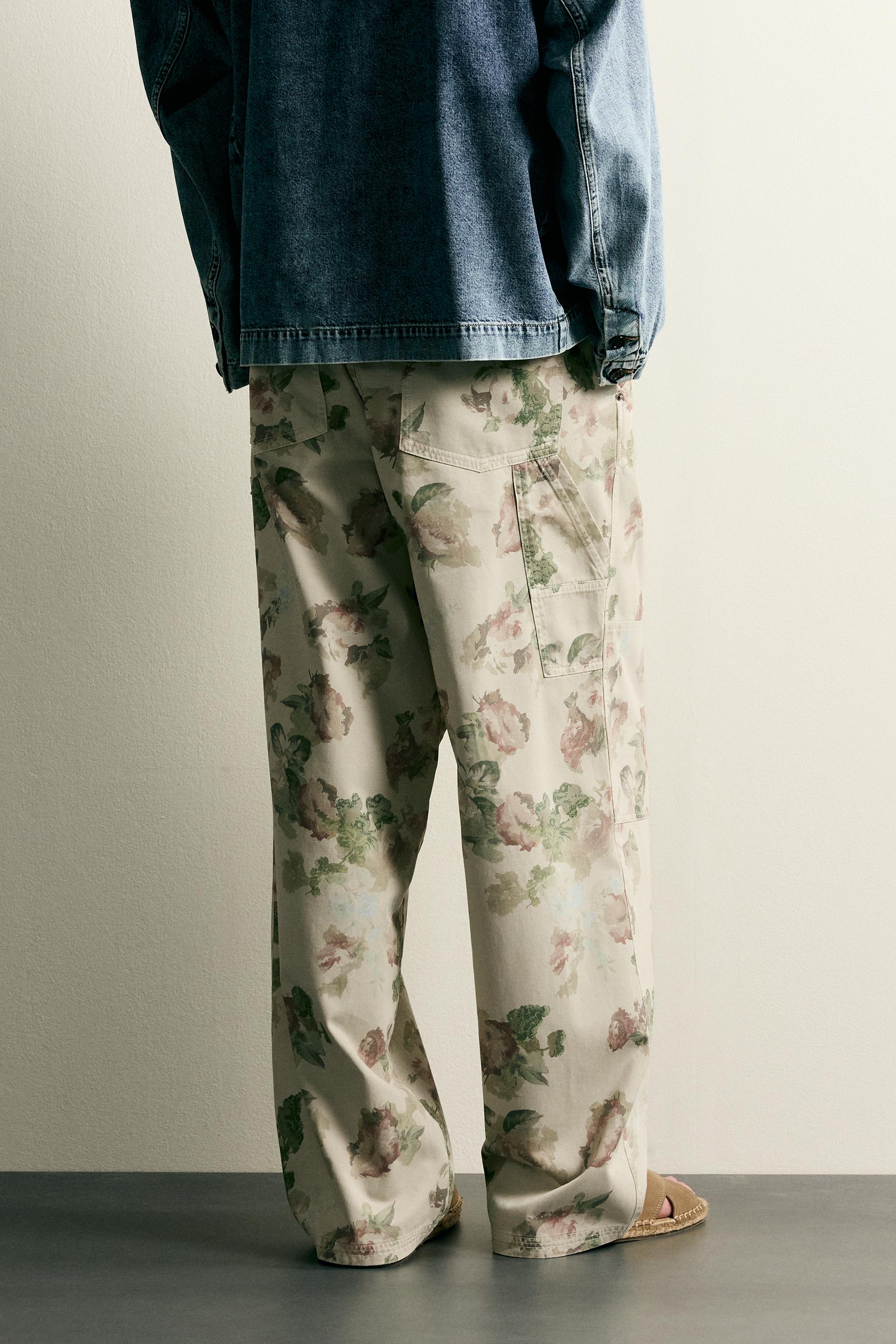 Zara Flwr Crpnt Pnt görsel 3