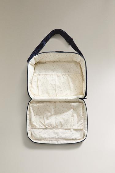 VALISE DE VOYAGE BÉBÉ EN VELOURS CÔTELÉ - Bleu marine de Zara - Image 2