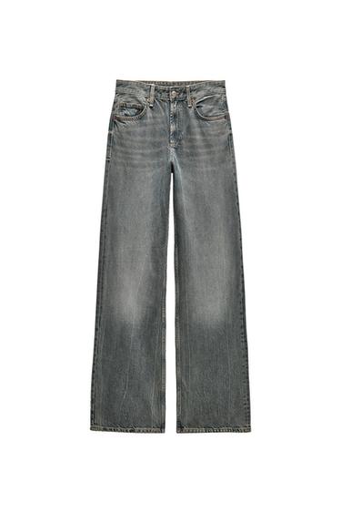 TRF WIDE-LEG MID-WAIST JEANS