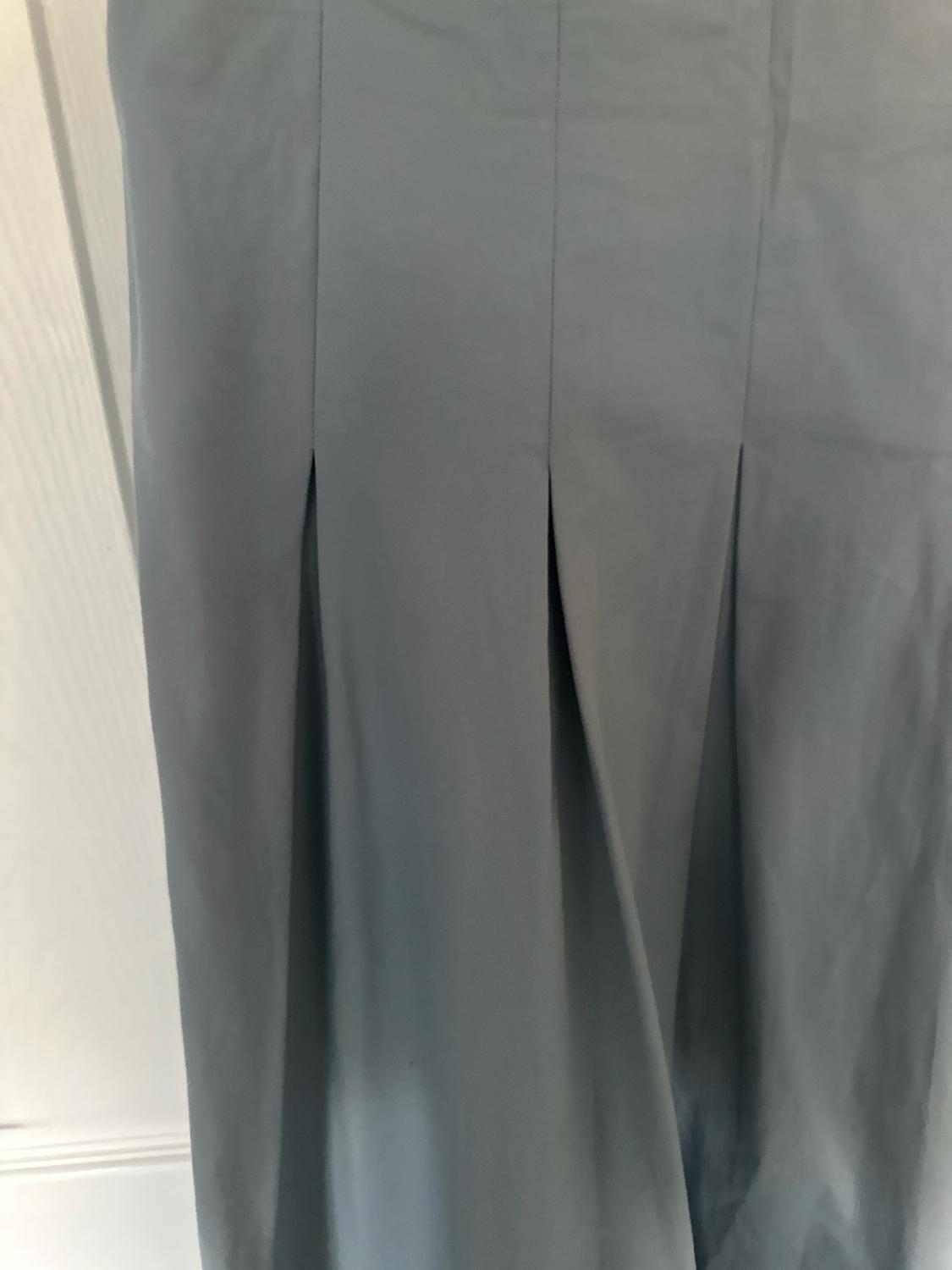 ZW COLLECTION POPLIN PLEATED DRESS - Image 3