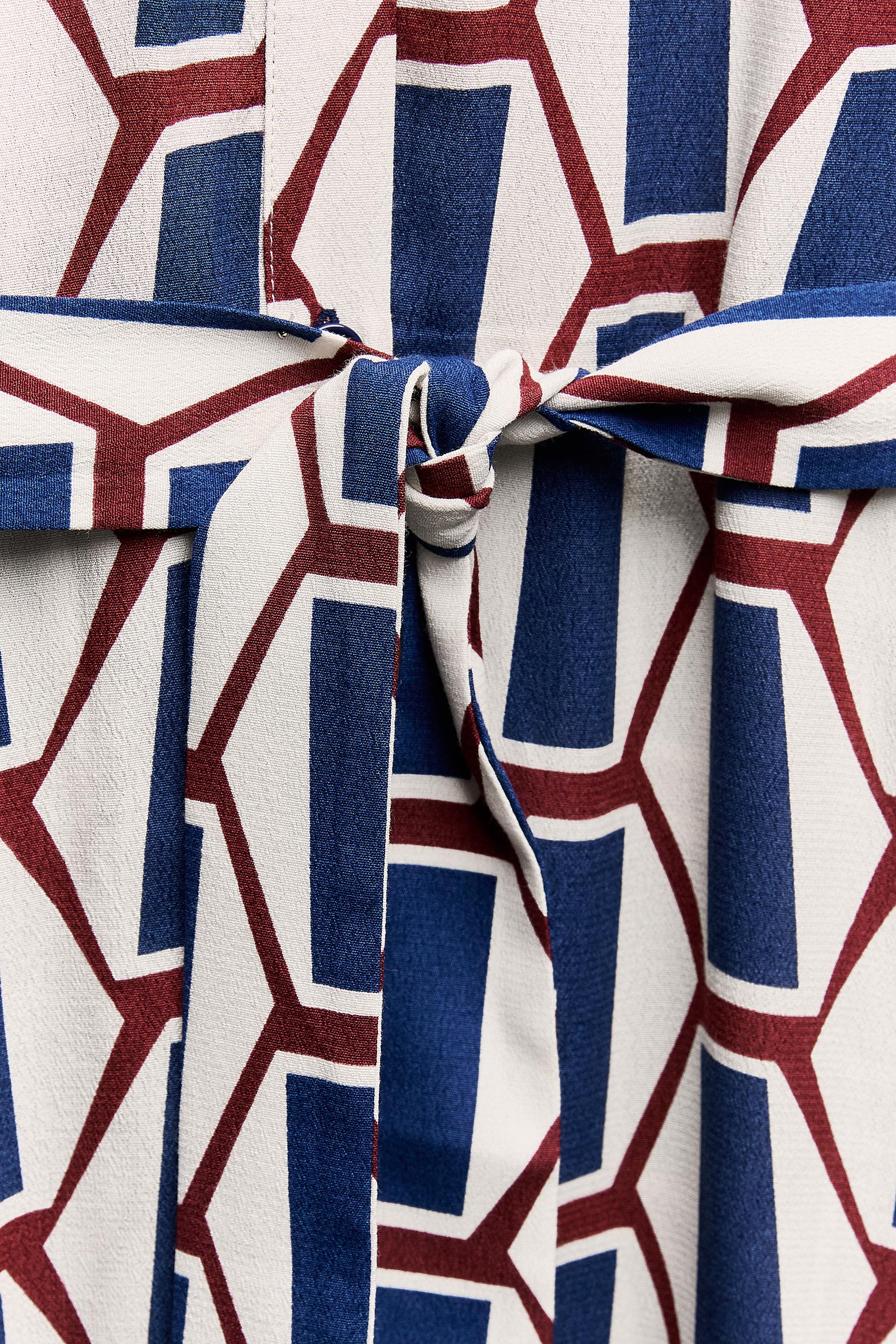 New Zara geometric print shirt.  Clothes design, Printed shirts, Outfits