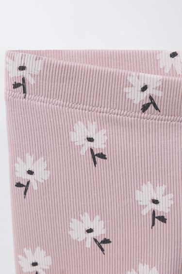 PRINTED RIB SWEATSHIRT AND JOGGERS SET - Lilac by Zara - Image 4