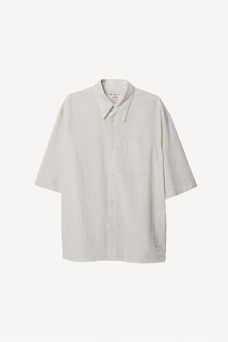 ZARA OVERSIZE STRIPED SHIRT WILLY CHAVARRIA X ZARA
