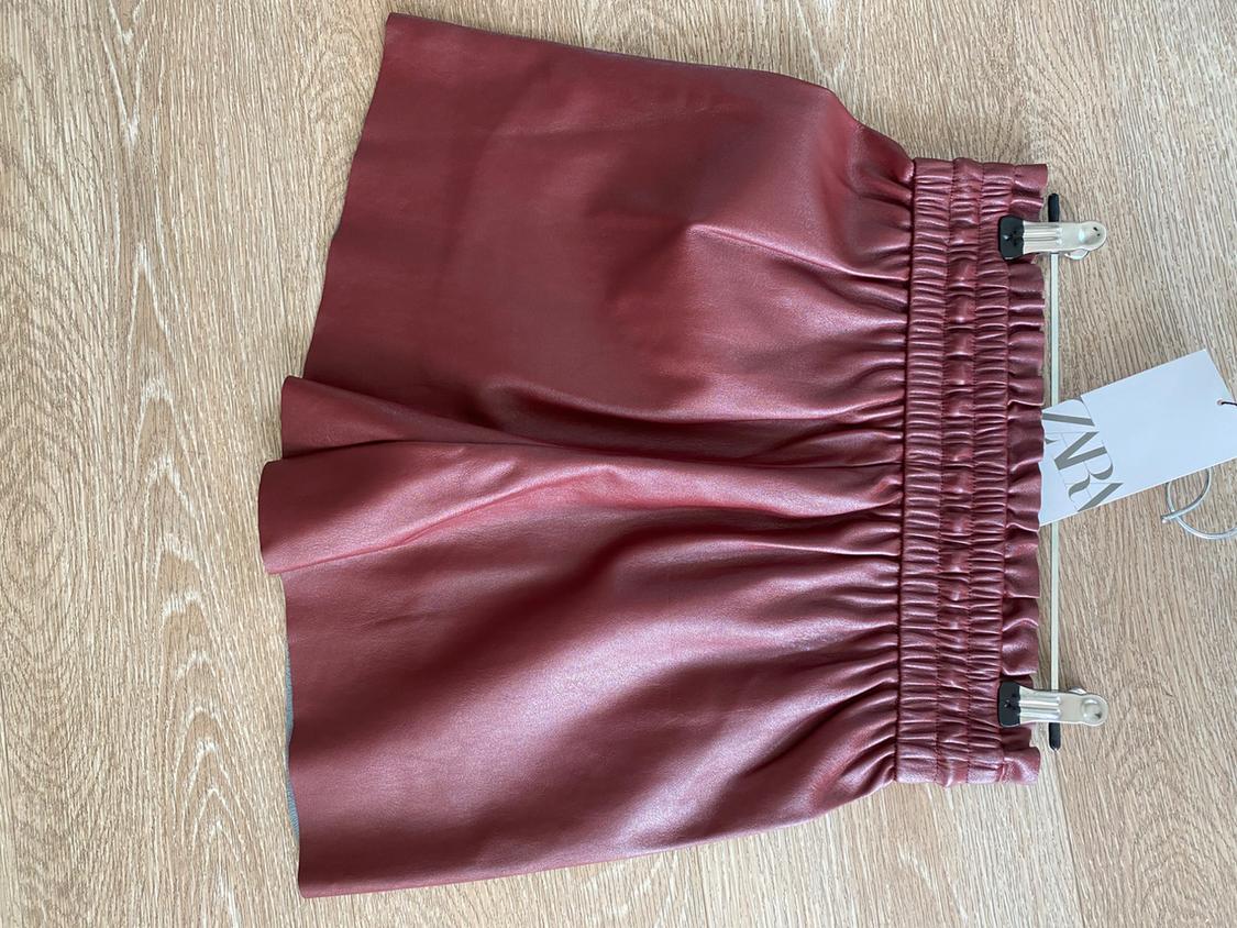 FAUX LEATHER SHORTS - Image 4