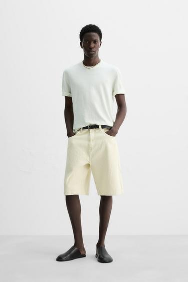 CAMISETA PUNTO LIGERO - Azul claro de Zara