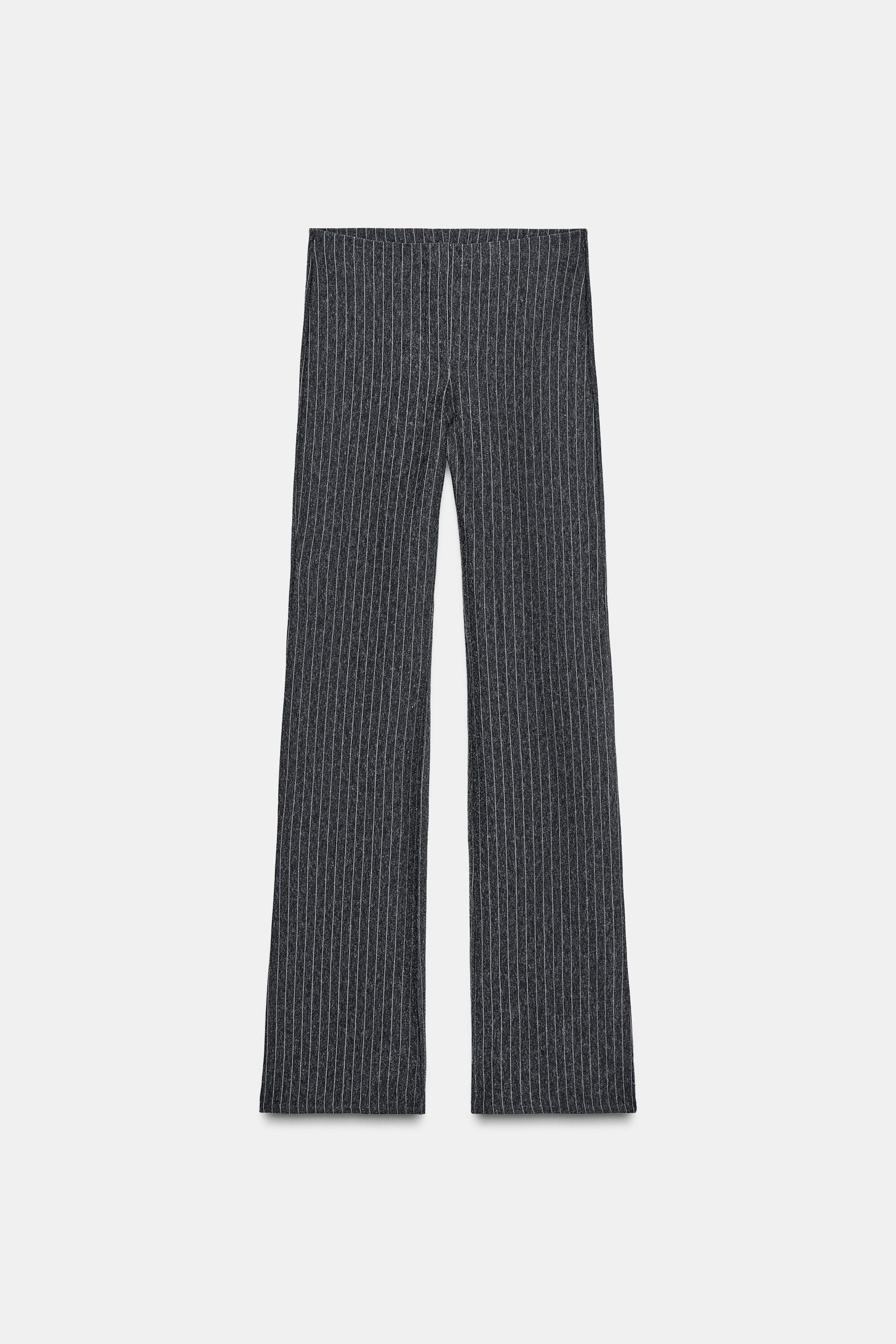 PINSTRIPE FLARE PANTS