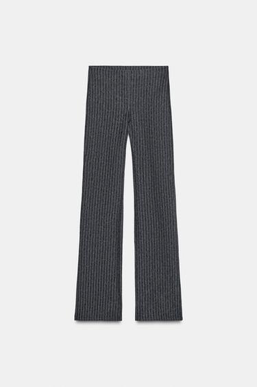 PANTALÓN FLARE RAYA DIPLOMÁTICA - rayas de Zara