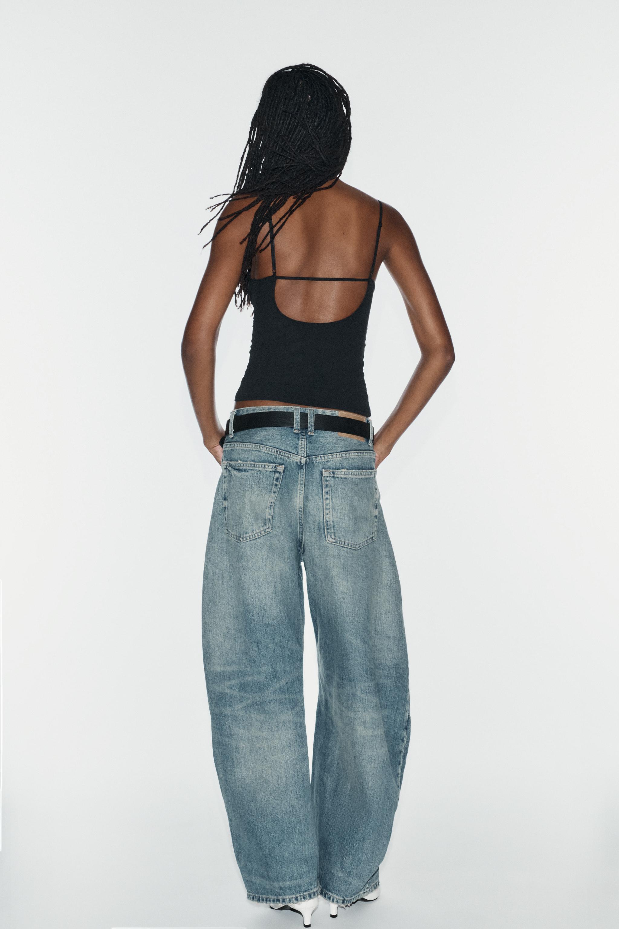 Женские топы Zara COMBINED STRAPPY TOP — фото 3