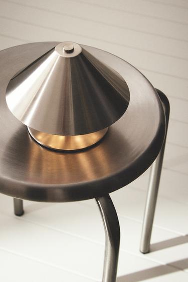 Zara CORDLESS IRON TABLE LAMP - 銀色