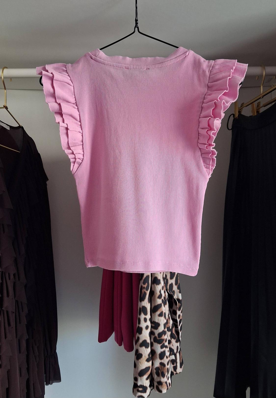 SLEEVELESS TOP WITH RUFFLES - Image 2