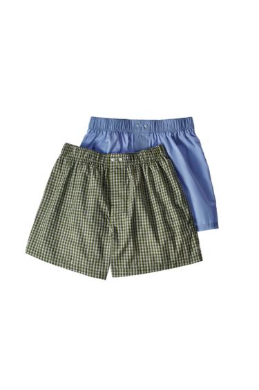 תחתוני בוקסר פופלין משולבים - חבילה של 2 - שונים של Zara