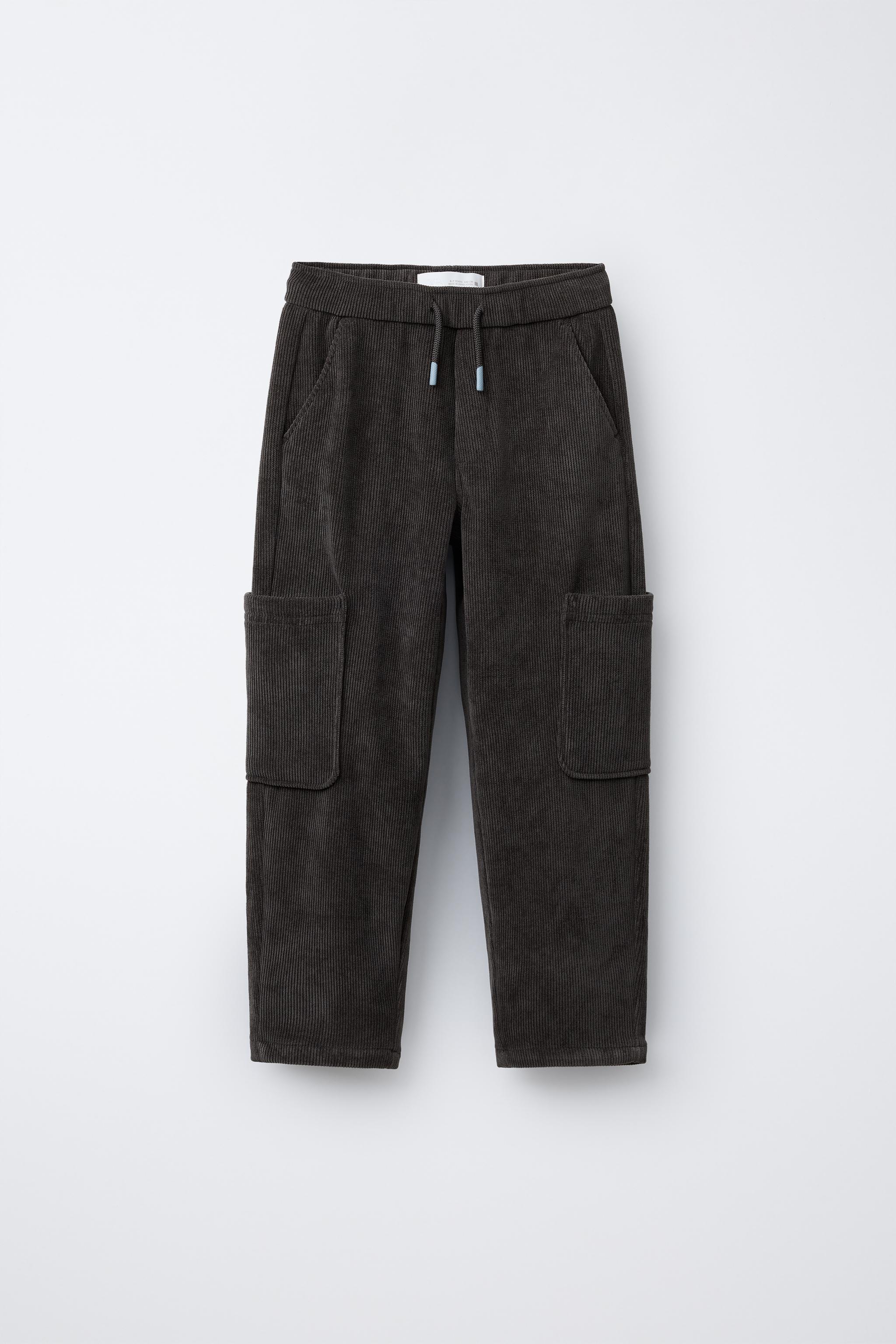 CORDUROY PANTS WITH POCKETS