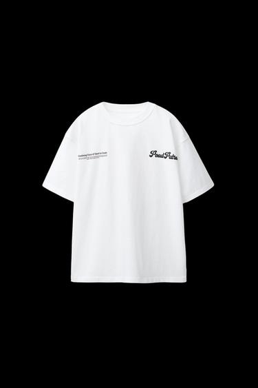 T-SHIRT MIT ENTEN-PRINT - Weiß von Zara - Bild 0