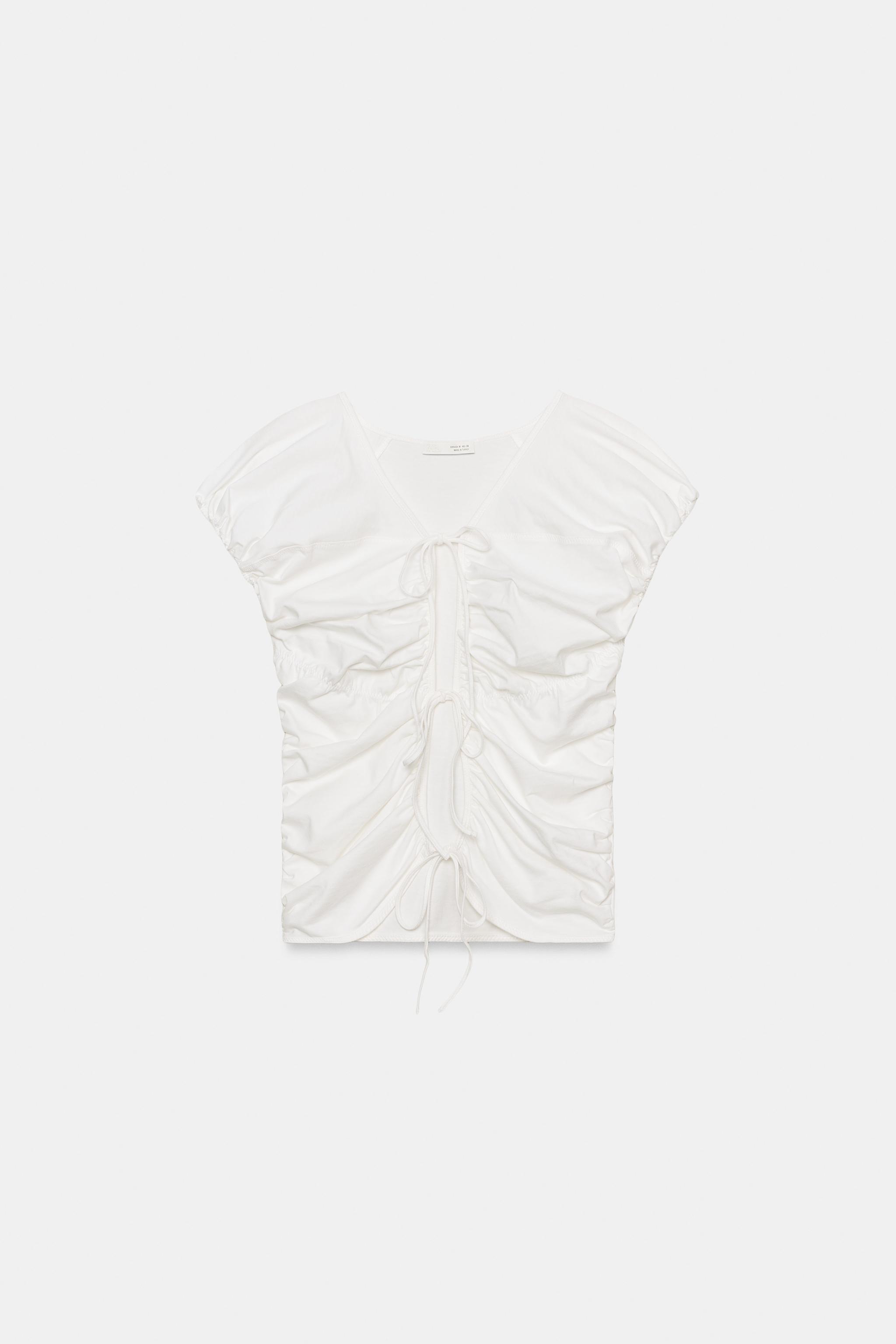 TOP PLIS LACETS
