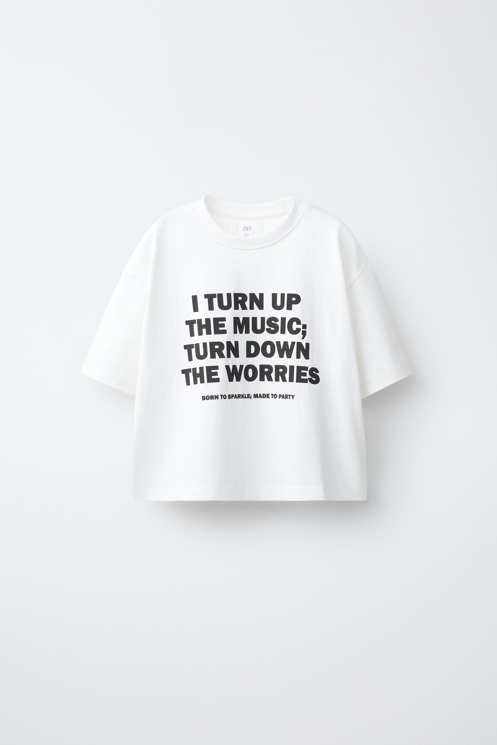 T-SHIRT À INSCRIPTION IMPRIMÉE