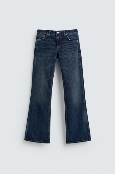 JEANS FLARE TIRO BAJO HARRY LAMBERT FOR ZARA X DISNEY - Azul de Zara