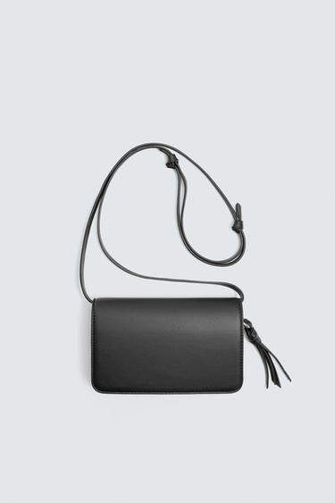 MALA A TIRACOLO LISA - Preto da Zara