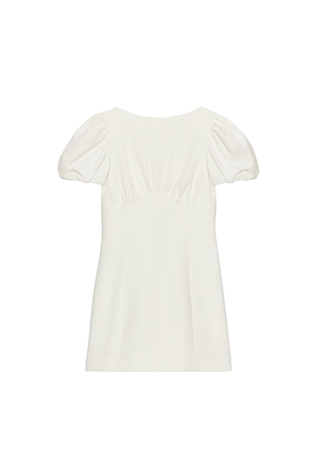 SHORT PLEATED DRESS WITH POCKETS - image 3