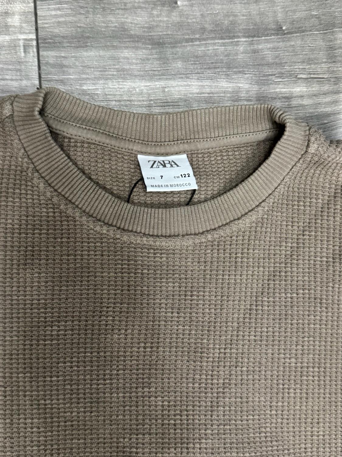 WAFFLE KNIT SWEATSHIRT - Image 3