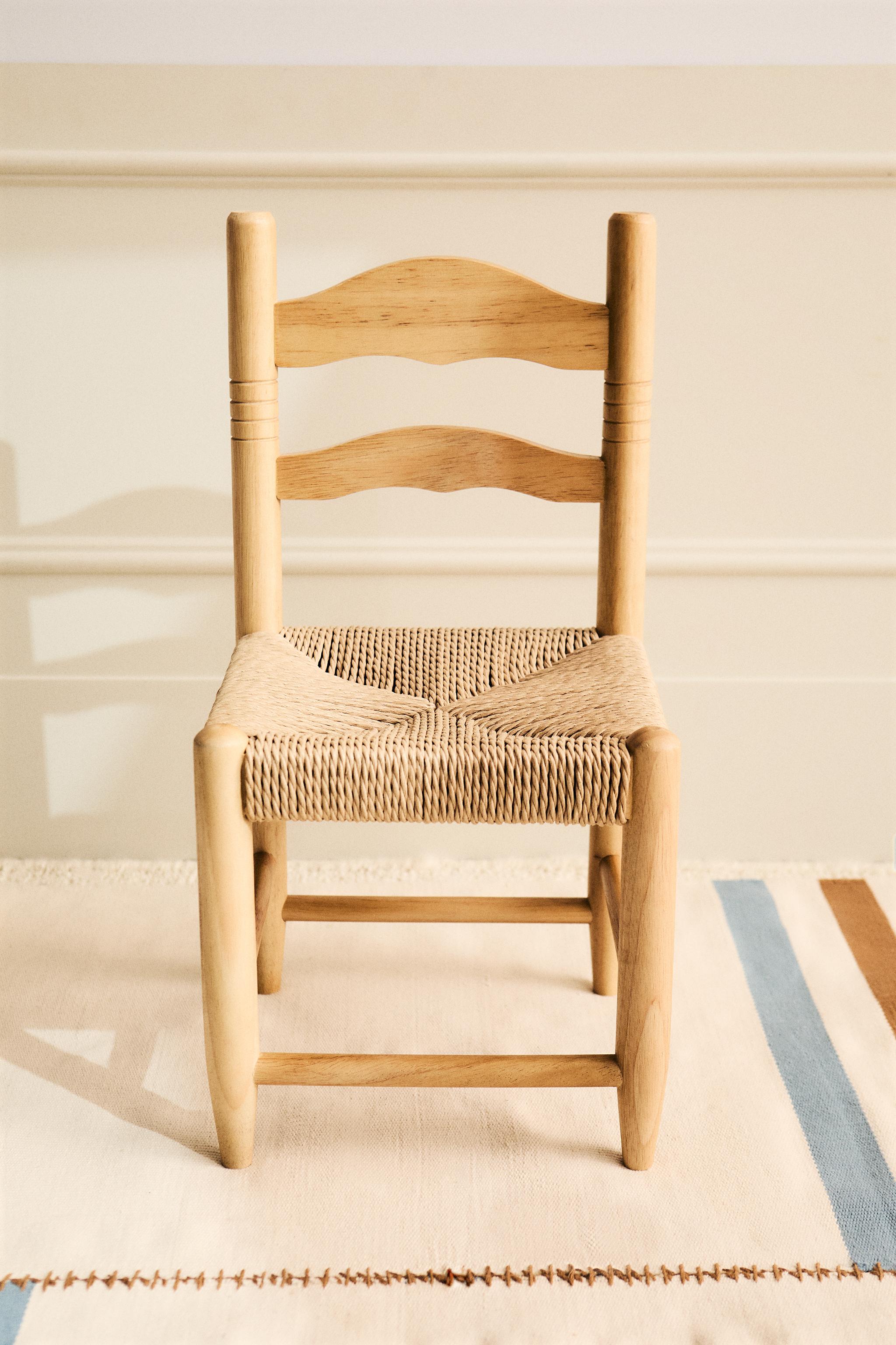 キッズ ウッド チェア - ライトベージュ | ZARA Japan / 日本