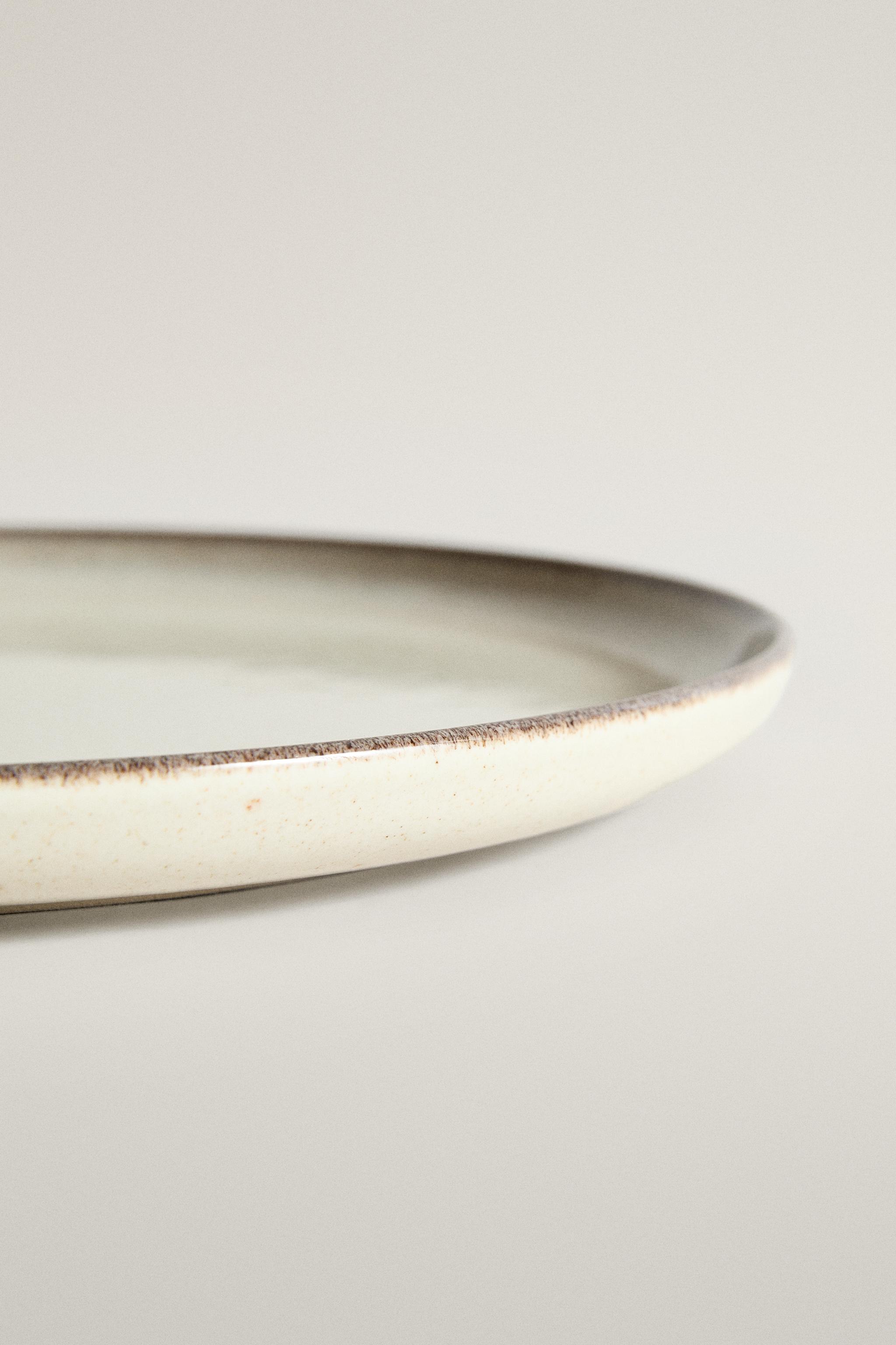 ASSIETTE PLATE GRÈS
