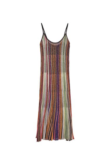 SHINY MULTICOLOURED DRESS