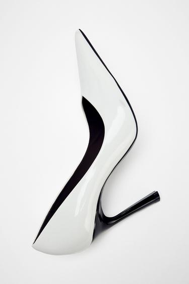 ZAPATO EFECTO ACHAROLADO - blanco de Zara