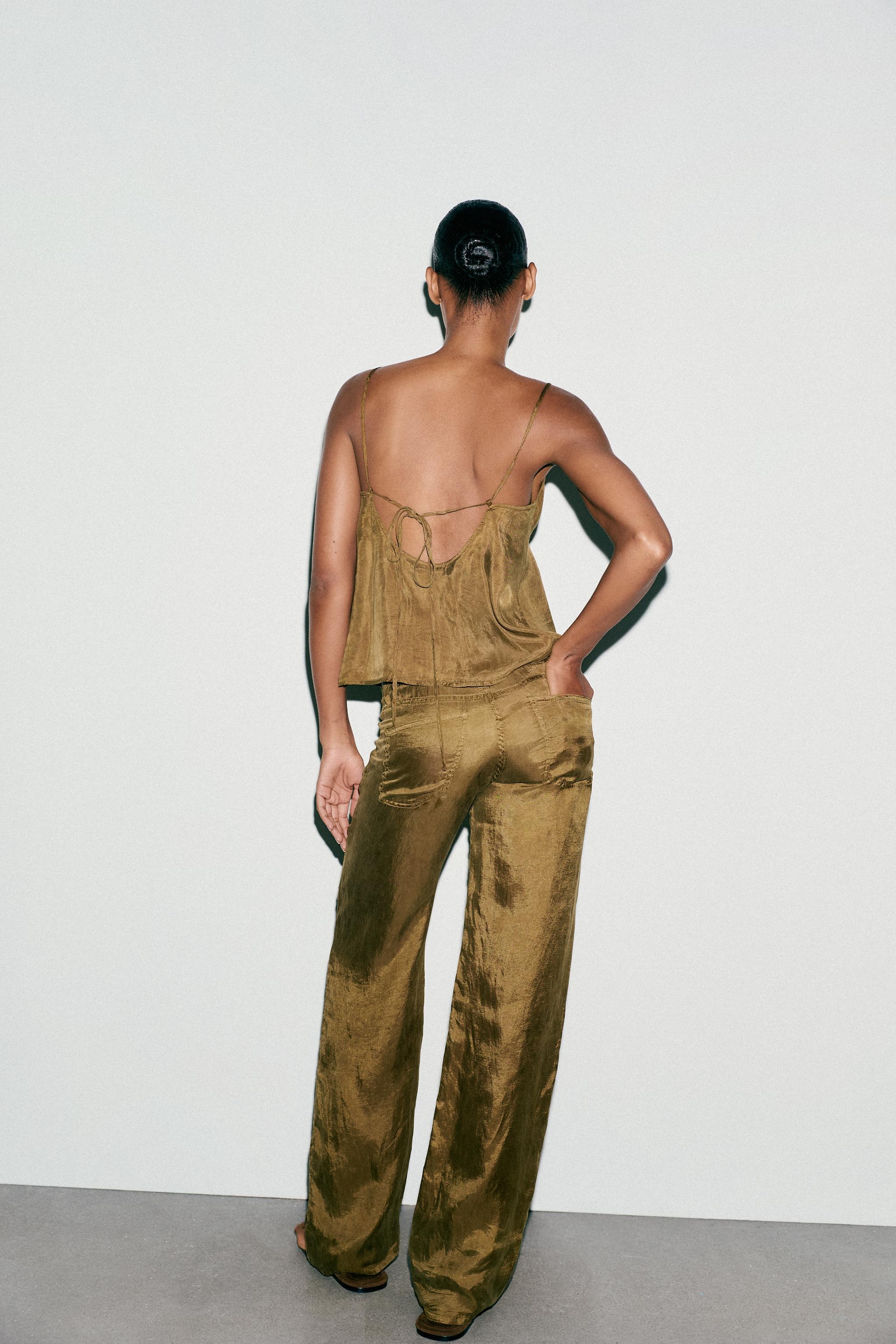 TIED PAJAMA PANTS