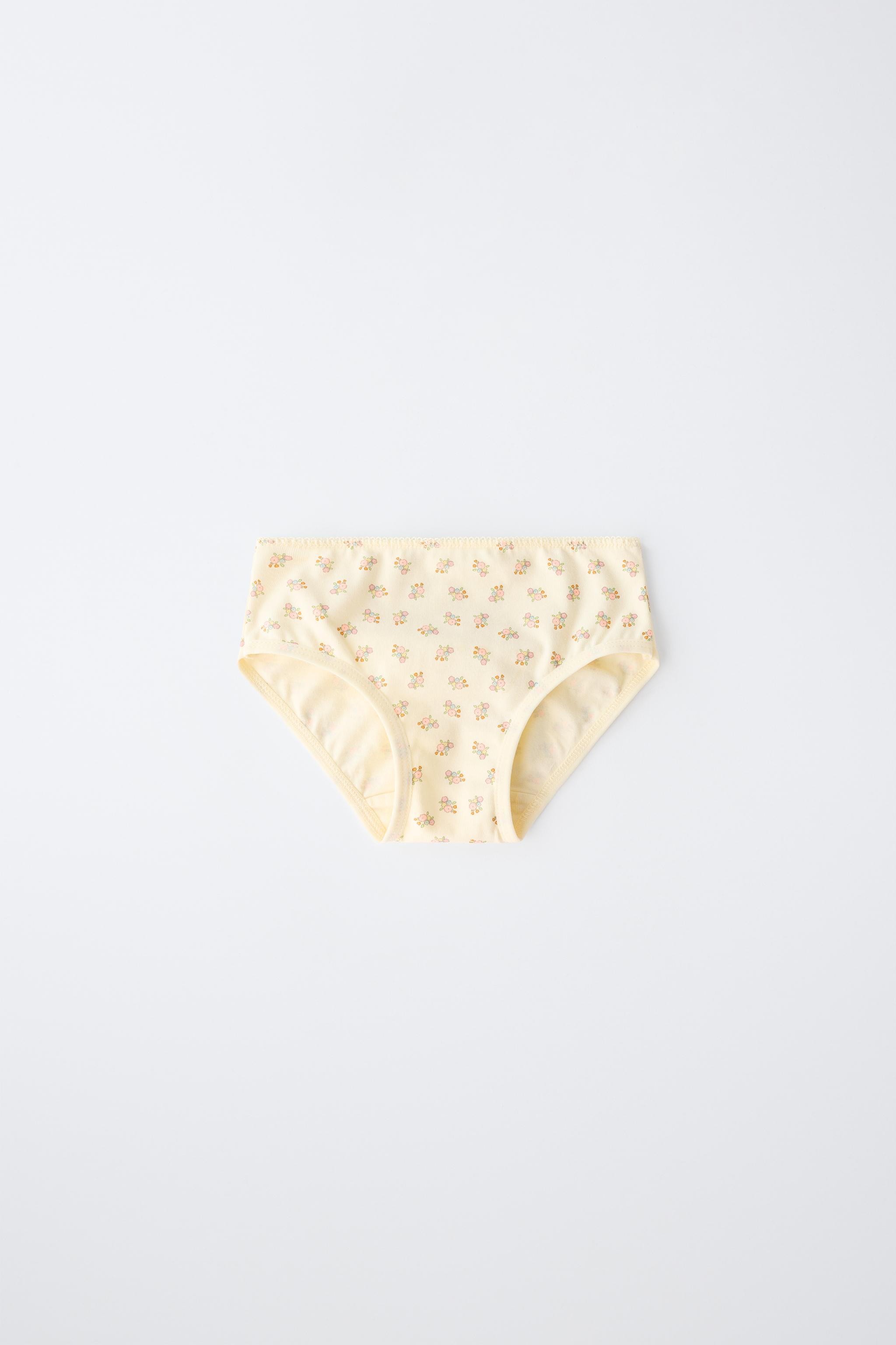 18M-6Y/ SIX-PACK OF FLORAL PRINT UNDERWEAR