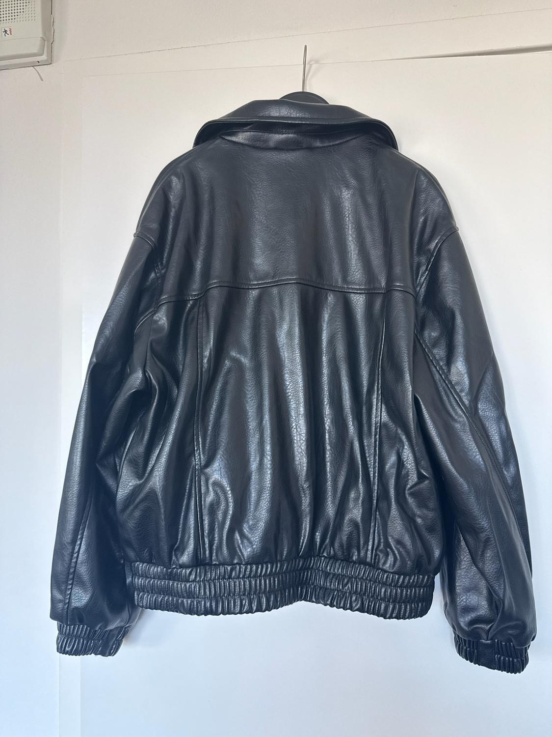 FAUX LEATHER BOMBER - Image 2