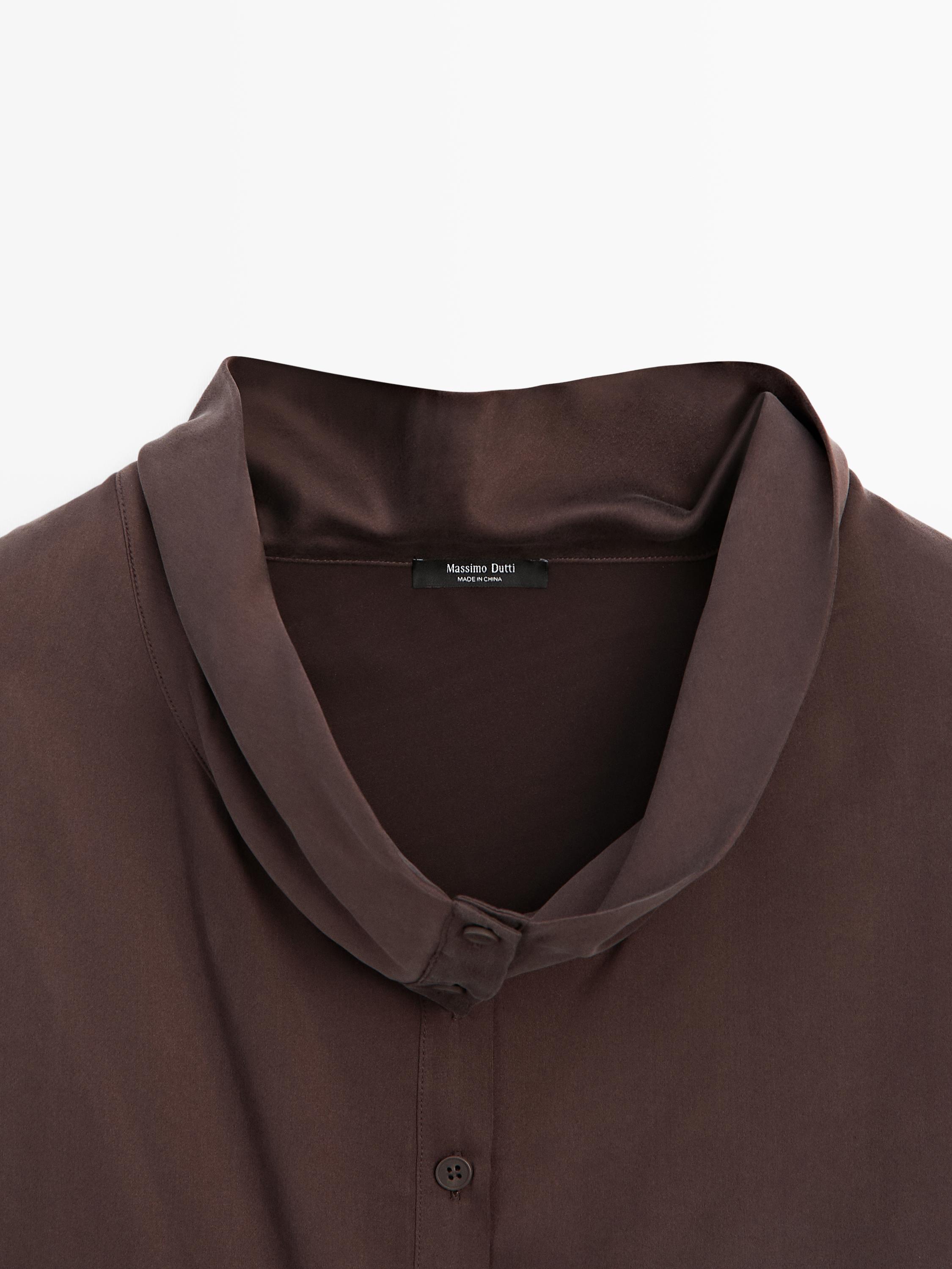 Asymmetric draped top