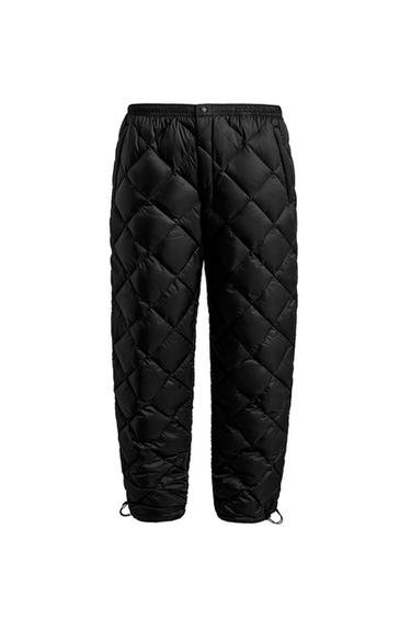 Zara SKI DOWN PANTS 80% DOWN - 20% FEATHER - Black
